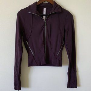 Purple Lululemon Workout Athleisure Jacket